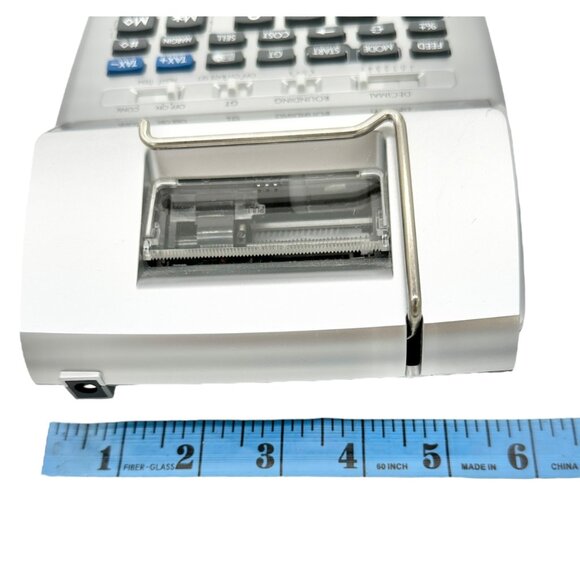 Canon P23-DHV-3 Printing Calculator Silver 12-Digit Display Portable w/ Adapter - Picture 13 of 13